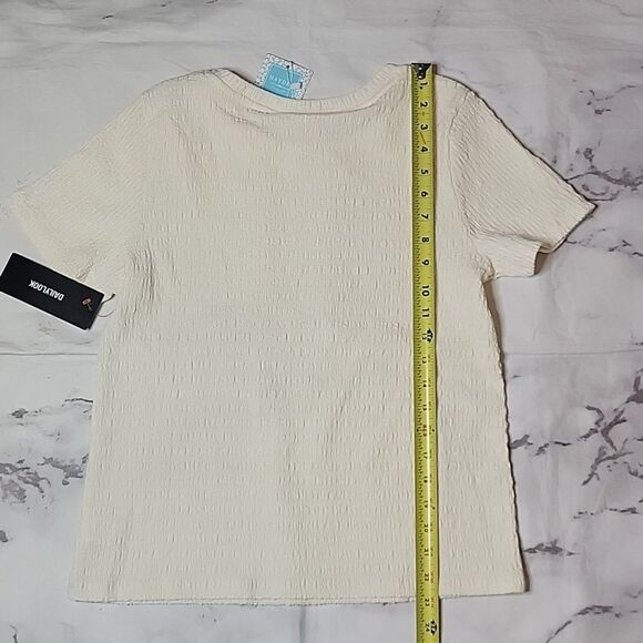 Hayden Textured Cream Shirt - Picture 4 of 5